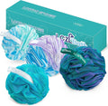 Shower Loofah 4PCS Soft Bath Body Sponge 60g Loofa Set Thick Wash Puffs by LCZLBathOfficial
