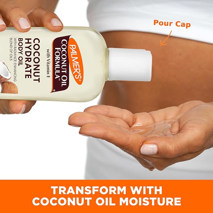 Palmer's Coconut Oil Formula Body Oil, Body Moisturizer - Image 6