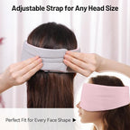 LOVE EYE Dual Side Sleep Mask, Ice Silk Eye Sleeping Mask & Blindfold - Image 5