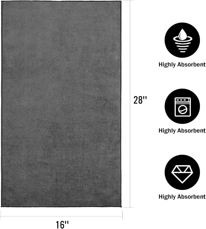 Orighty 6-Pack Grey Hand Towels - Image 6
