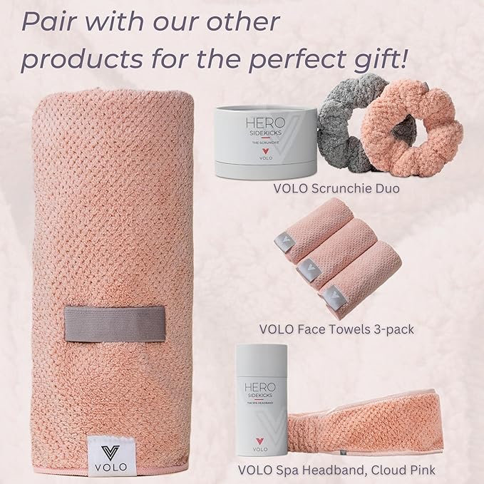 VOLO Hero Hair Towel – Ultra Soft Nanoweave™ Microfiber, Super Absorbent Quick - Image 7