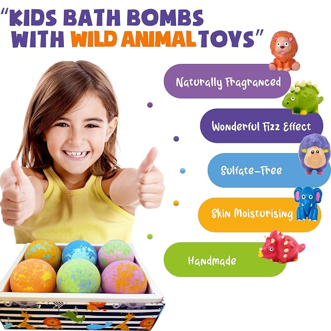 Bath Bombs for Kids with Toys Inside - Image 4