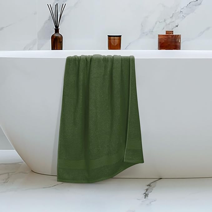 Belizzi Home 4 Pack Bath Towel Set 27x54, 100% Ring Spun Cotton, Ultra Soft - Image 5