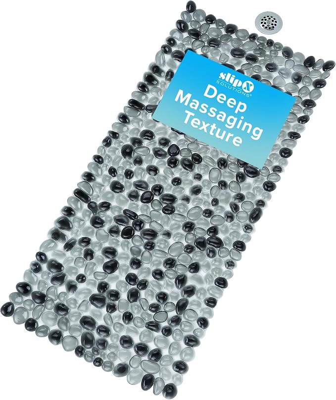 SlipX Solutions Non Slip Pebble Bath Mat by SlipXSolutions
