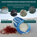 Oceanfoam Ripple Travel Foam Roller Firm Mini Foam Roller - Image 7