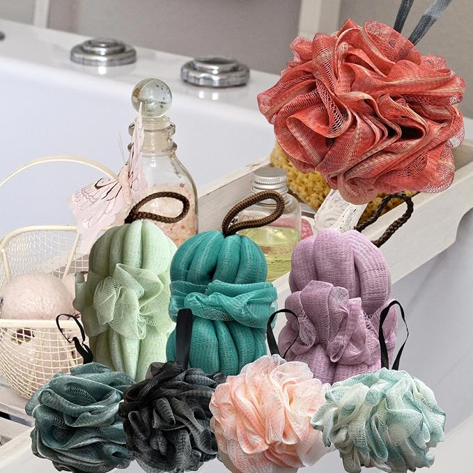 Large Exfoliating Loofah Puff Loufas Lofa Sponges Shower Loufah, Loafas Shower - Image 6