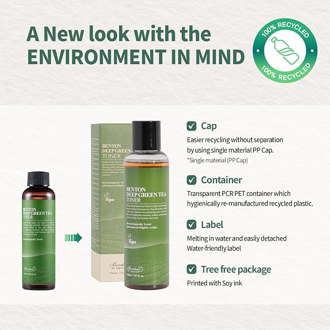 Green Tea Toner by BENTON - Image 5