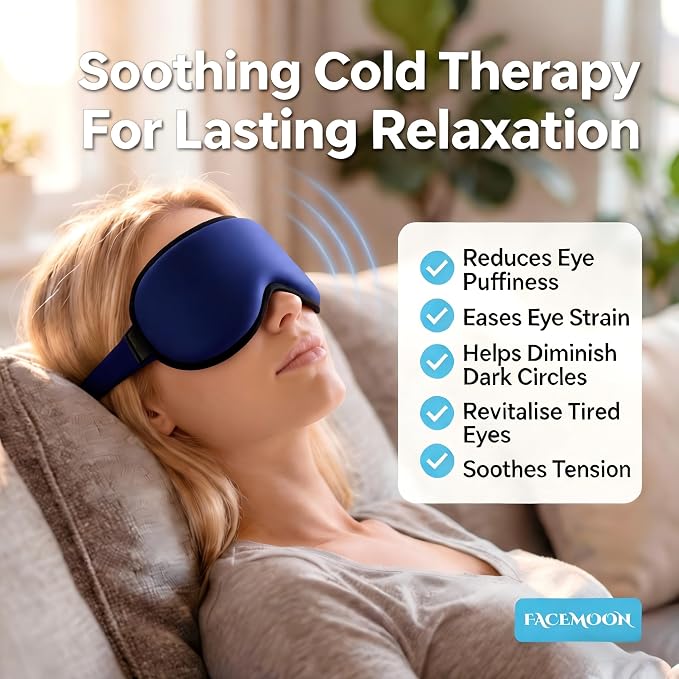 3D Cooling Gel 6oz Weighted Eye Mask - Image 3