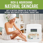 Viva Naturals Organic Coconut Oil, 32 fl oz – Unrefined, Cold-Pressed Extra - Image 5