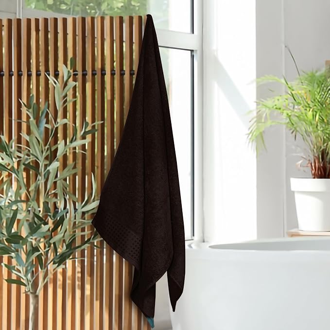 GLAMBURG Ultra Soft 4 Pack Oversized Bath Towel Set 27x54 inches, 100% Cotton - Image 4