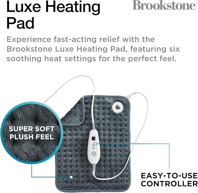 Brookstone Herringbone Portable Heating Pad - Image 2