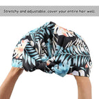 Shower Cap for Women Reusable Waterproof Bath Cap for Long Hair Cap for Shower - Image 6