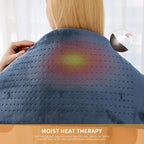 SAROO Heating Pad for Back Pain Relief, Massaging Weighted Heating Pads for Neck - Image 5