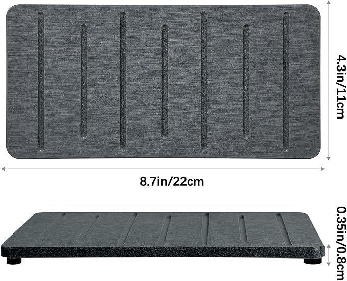 2PCS Water Absorbing Stone Tray - Image 5