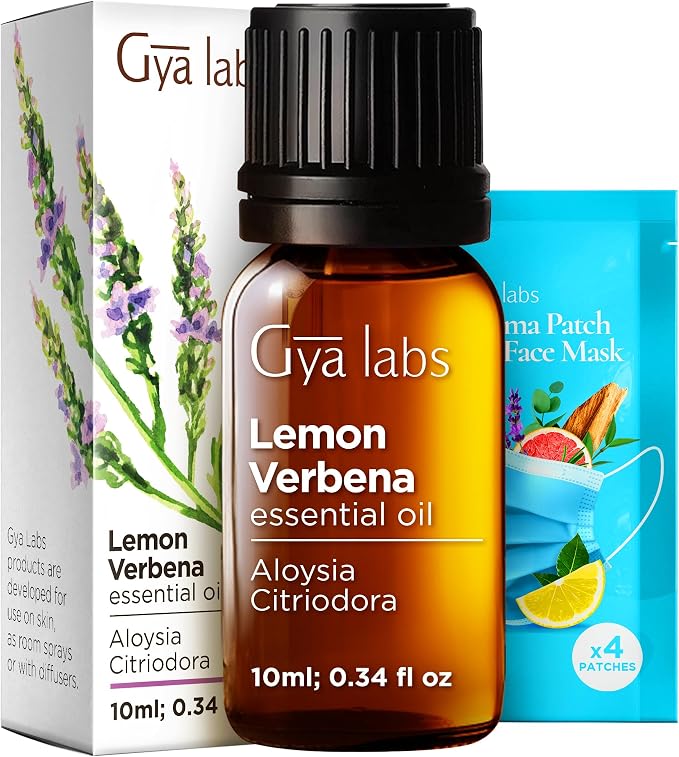 100% Pure Lemon Verbena Essential Oil by GyaLabs