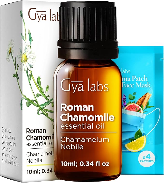 100% Pure Roman Chamomile Essential Oil by GyaLabs