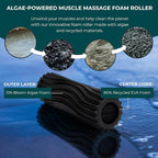 Oceanfoam Ripple Travel Foam Roller Firm Mini Foam Roller - Image 6