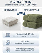 Lane Linen 100% Cotton 4 Pack Bath Towels - Image 4
