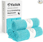 Yiclick Exfoliating Washcloth Towel, Japanese Exfoliating Bath Wash Cloth by YiclickCreateBeautyforLife