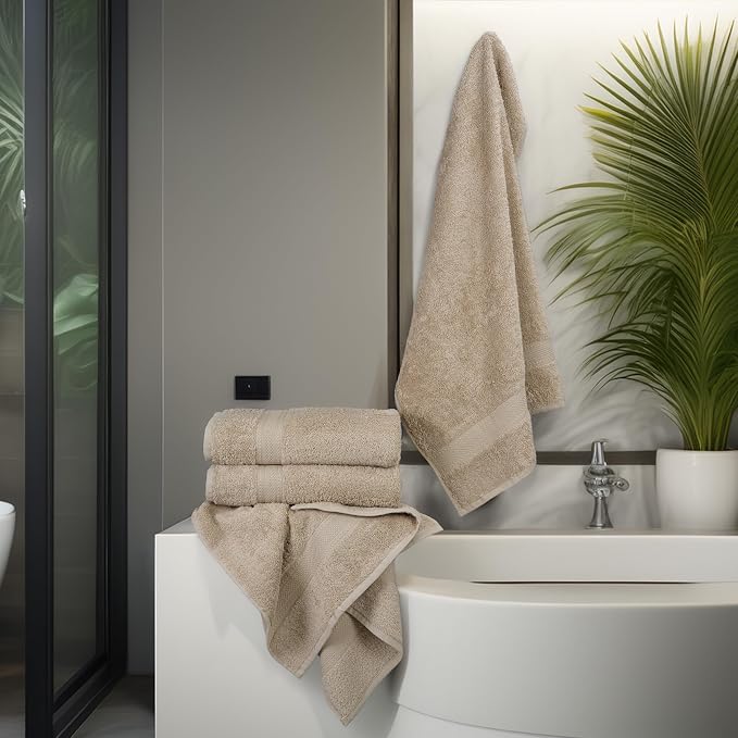 Commercial Bulk Pack of 12 Bath Towels – 100% Cotton Terry 24" x 48" – Ideal - Image 7