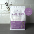 Village Naturals Therapy Calm Magnesium Bath Flakes, Lavender Vanilla Scent - Image 7