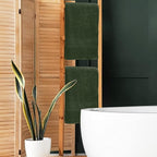 BOUTIQUO 100% Cotton 2 Pack Bath Towel Set 28x55, Eco-Friendly Large Bath Towels - Image 4