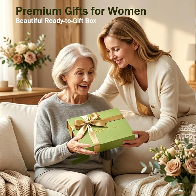 Mother’s Day Gift for Mom – Face Roller & Gua Sha Facial Tool in Premium Box – - Image 3