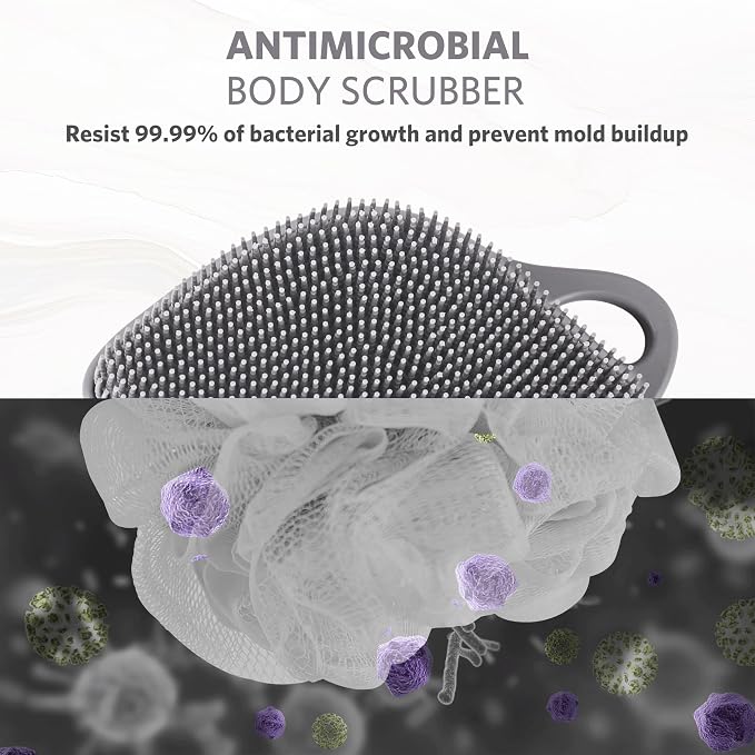 Sndyi Silicone Body Scrubber, Gentle Exfoliating Body Scrubber - Image 3