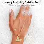 Magnesium Bubble Bath Rose Jasmine Vanilla Long Lasting Foam - Image 5