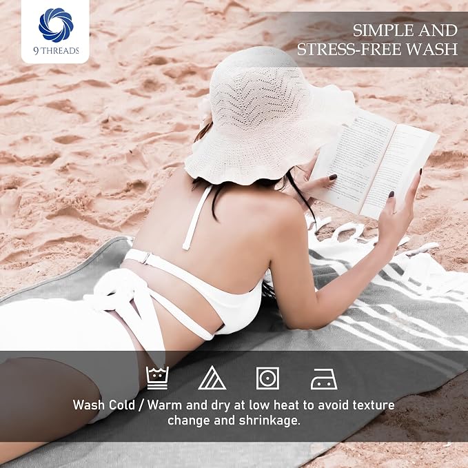Cotton Turkish Beach Towel - Image 5