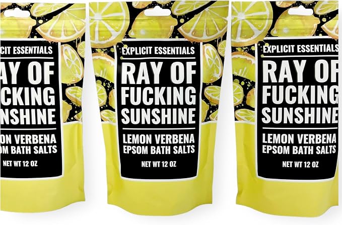 Explicit Essentials Lemon Verbena Epsom Bath Salts, 12 oz - Image 4