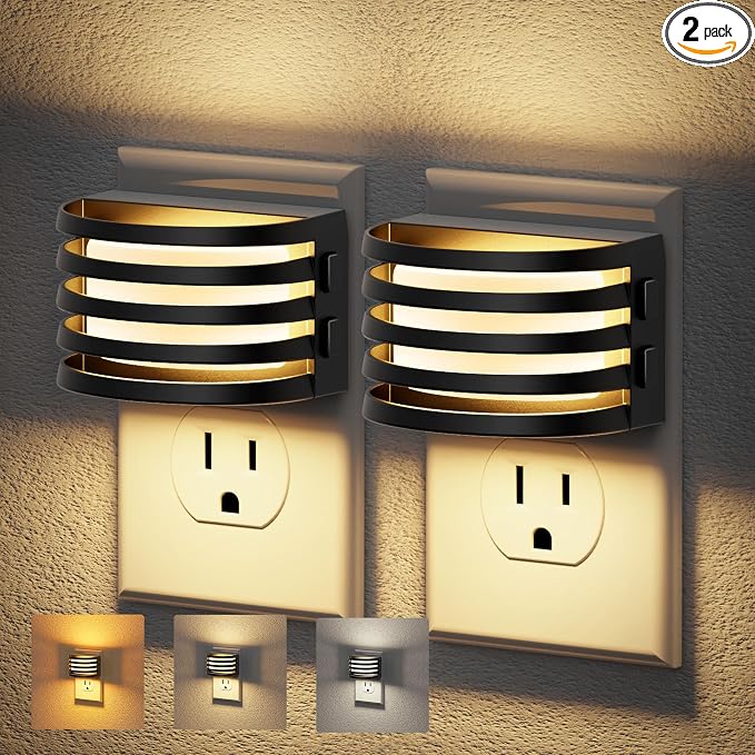 JandCase LED Night Lights Plug into Wall, Night Light by JandCase