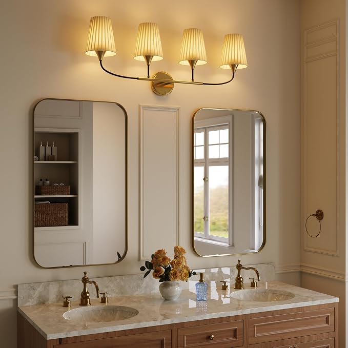 4-Light Bathroom Light Fixtures, Modern Light Fixture - Image 2