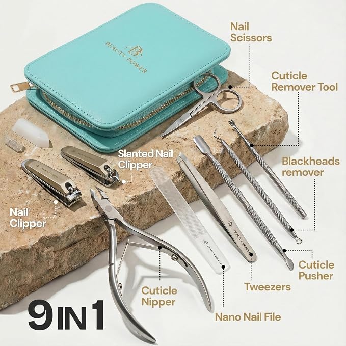 Beauty Power 9 in 1 Professional Manicure Pedicure Set - Image 2