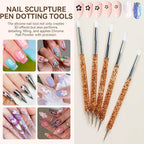 Nail Art Brushes Set with Nail Stand Holder - Image 7