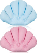 2 Pieces Inflatable Bath Pillow by Jetec