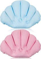 2 Pieces Inflatable Bath Pillow by Jetec