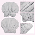 VOCOSTE Diamond Shape Hair Drying Towel Dry Cap, Quick Drying, Lightweight - Image 5