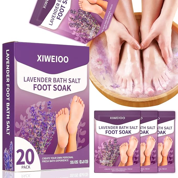 Foot Soak Salts with Epsom Salt by XIWEIOOFOOTSOAK