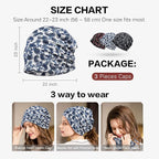Women's Summer Beanie for Men Hat Boho Hats Adult Dwarf Hats Chemo Cap Cancer - Image 2
