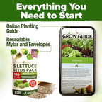 HOME GROWN Lettuce Seeds 5 Variety Mix 3950+ Bulk Pack Heirloom Non-GMO - Image 8