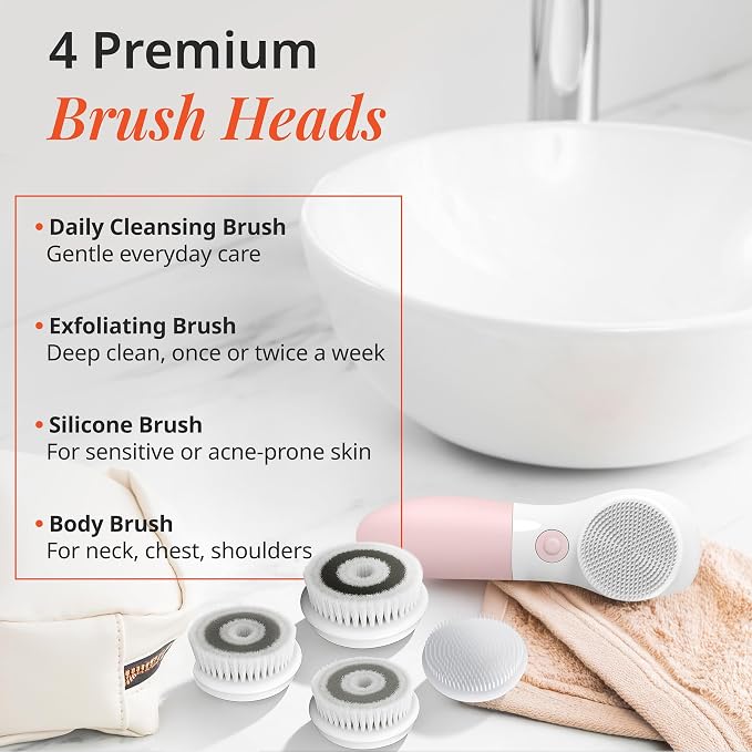 Vanity Planet Raedia Facial Cleansing Brush - Image 4
