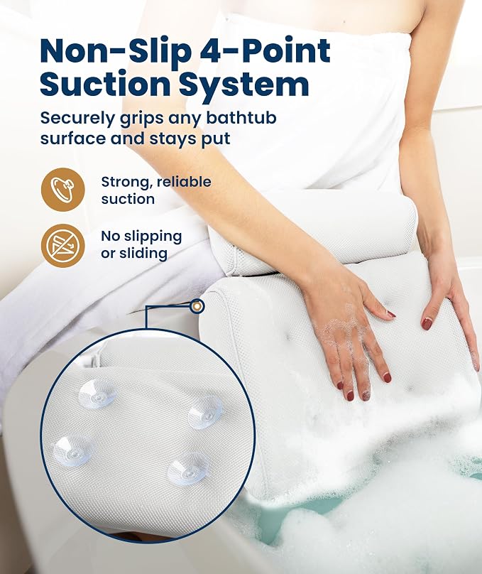 Everlasting Comfort Luxury Bath Pillows - Image 3