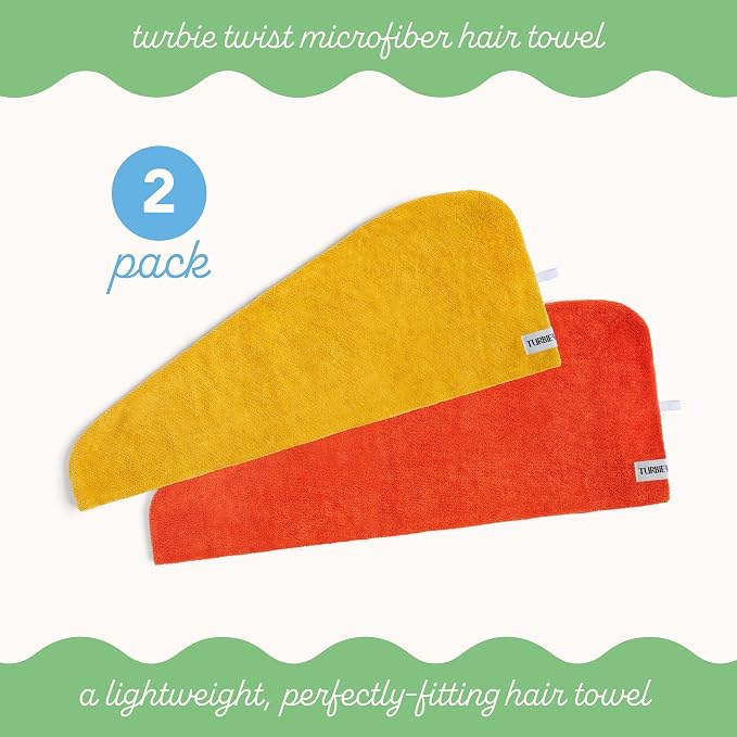 Turbie Twist 2-Pack Microfiber Hair Towel - Image 3