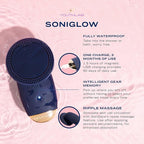 SoniGlow Silicone Face Scrubber/Facial Cleansing Brush – Electric Vibrating - Image 5
