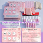 Disposable Nail Supplies Kits, Professional Manicure Press On Nail Tool Kit - Image 6