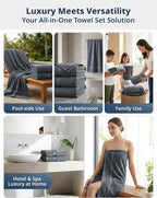 LANE LINEN 100% Cotton Bath Sheets - Image 7