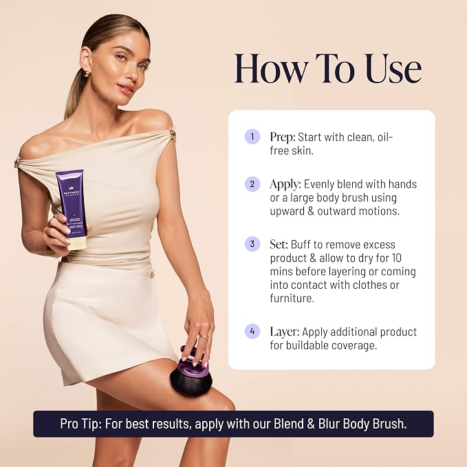 Westmore Beauty Body Coverage Perfector x Blend & Blur Body Brush Kabuki Brush - Image 6
