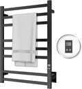 8-Bar Electric Heated Towel Warmer, Fast Heating by PeakTrivol