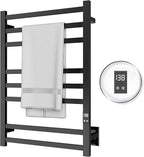 8-Bar Electric Heated Towel Warmer, Fast Heating by PeakTrivol